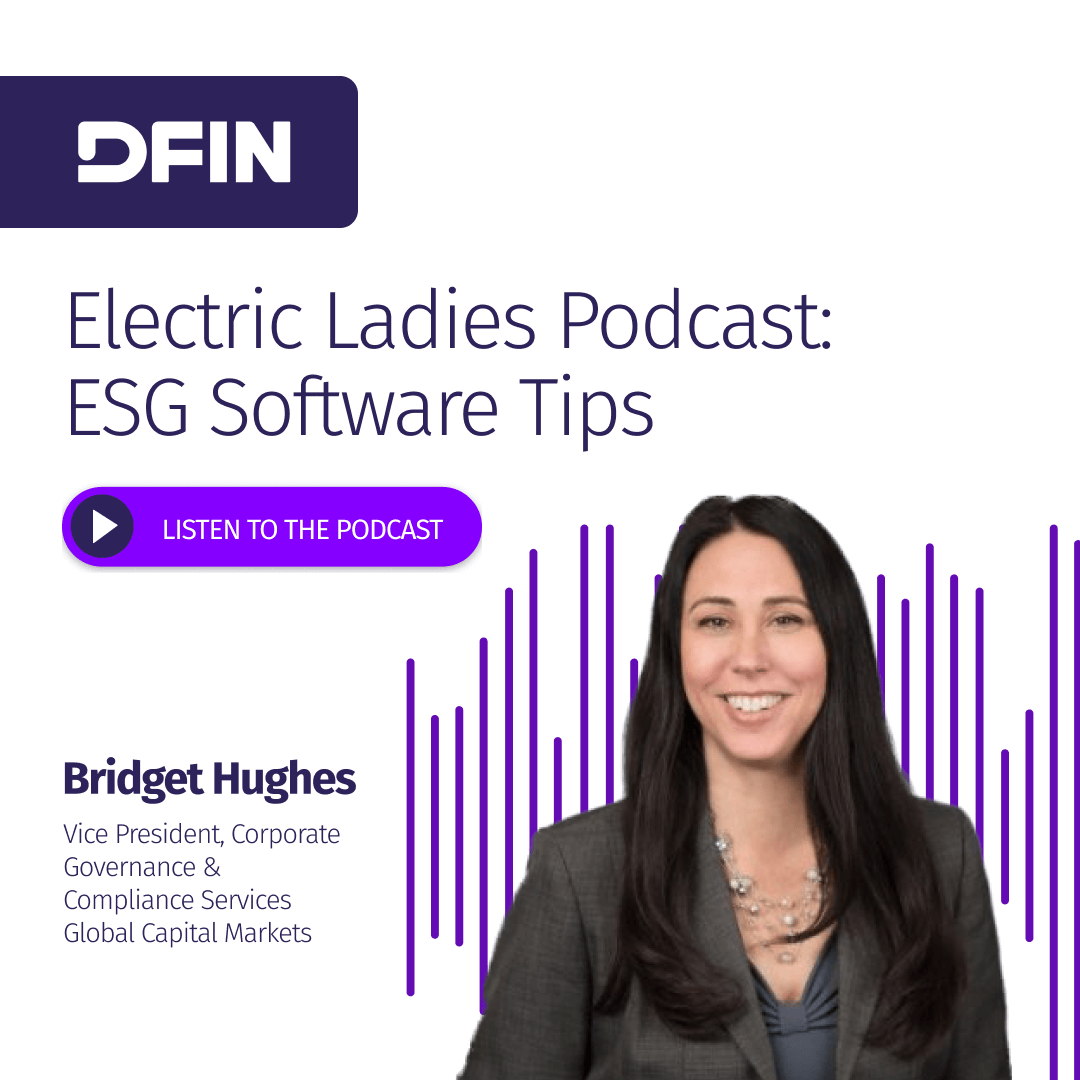 ESG Software Tips with Bridget Hughes on Electric Ladies Podcast ...