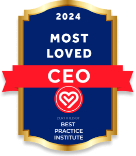 Badge Most Loved Workplaces for CEO Best Practice Institute 2024