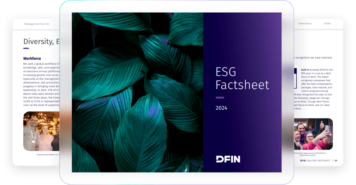 ESG Fact Sheet Tablet