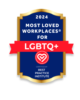 Most loved workplace certification for LGBTQ+