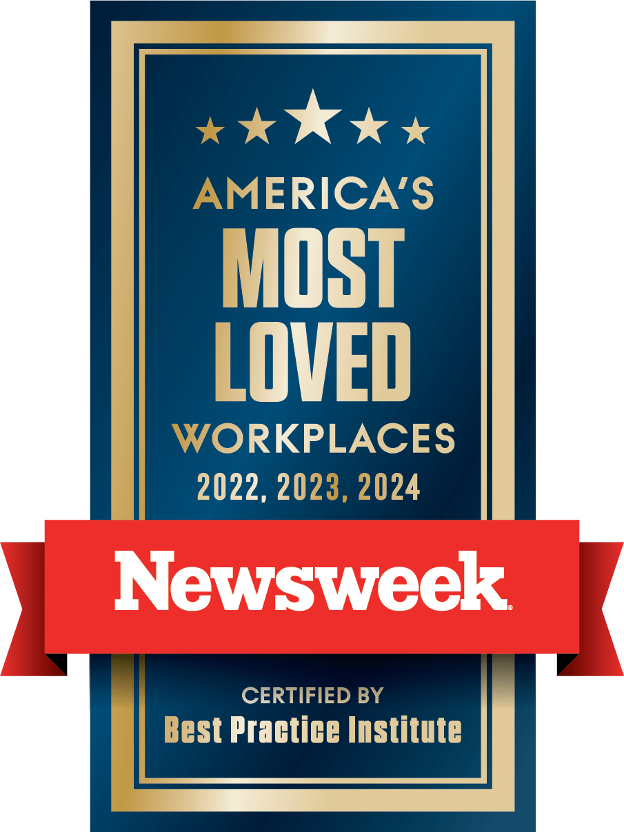 Badge Most Loved Workplaces Newsweek Best Practice Institute 2024